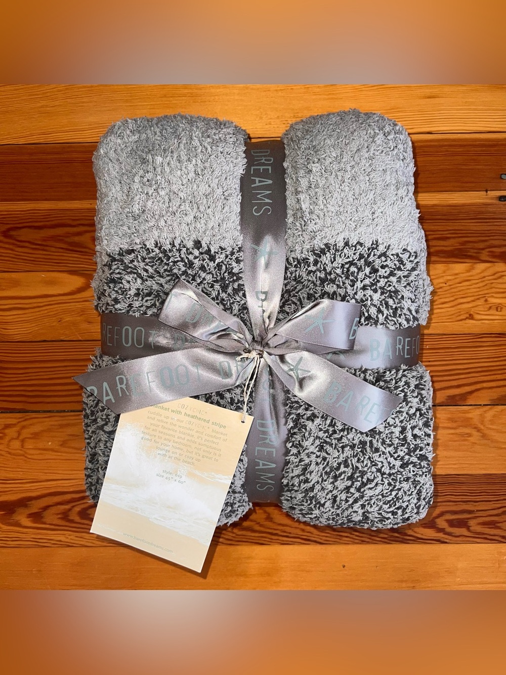 BAREFOOT DREAMS CozyChic Striped Blanket - Picture 2 of 6